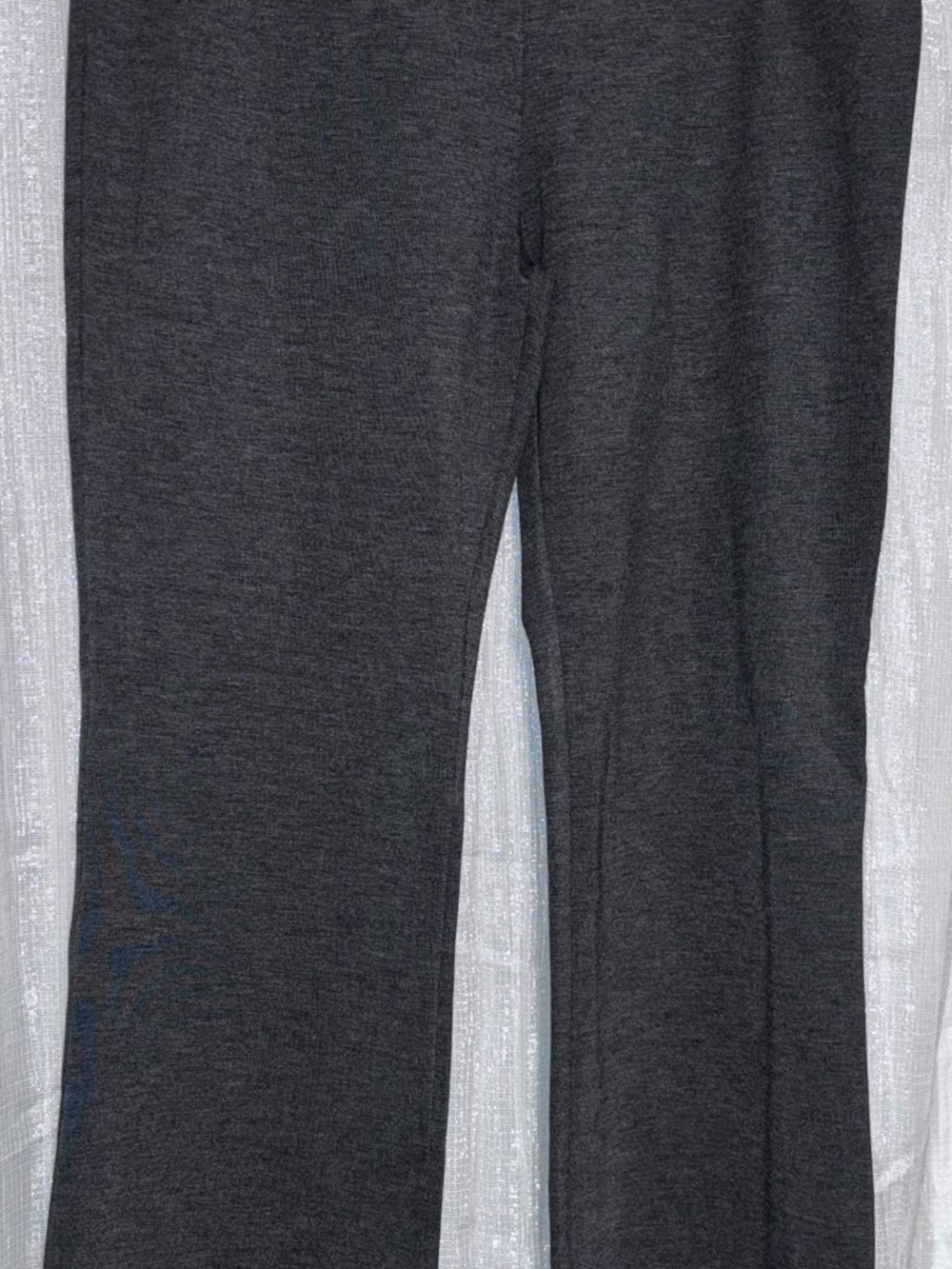 Liz Claiborne Charcoal Flare Knit Pants